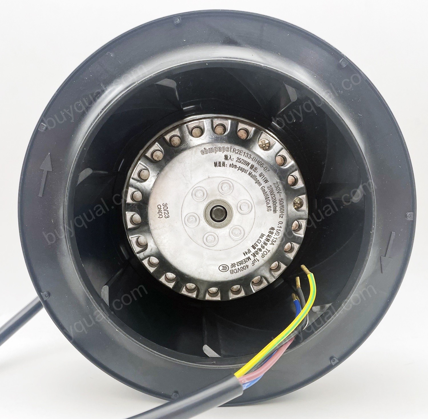 R2E133-BH66-24, EBM PAPST, Ventilador centrífugo, 230V 50/60HZ 0.11/0.13A 4wires