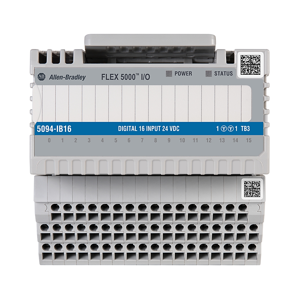 5094-IB16, Allen Bradley, Modulo de Entrada/salida digital de 32 canales y analógica de 8 canales. Funciona a temperaturas de -40...70 °C (-40...158 °F).