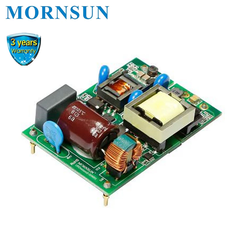 QA04, Mornsun, Convertidor DC/DC para controlador IGBT, 12V a +15V/-8V DC-DC, I/O Aislacion, test de voltaje 3000 VAC