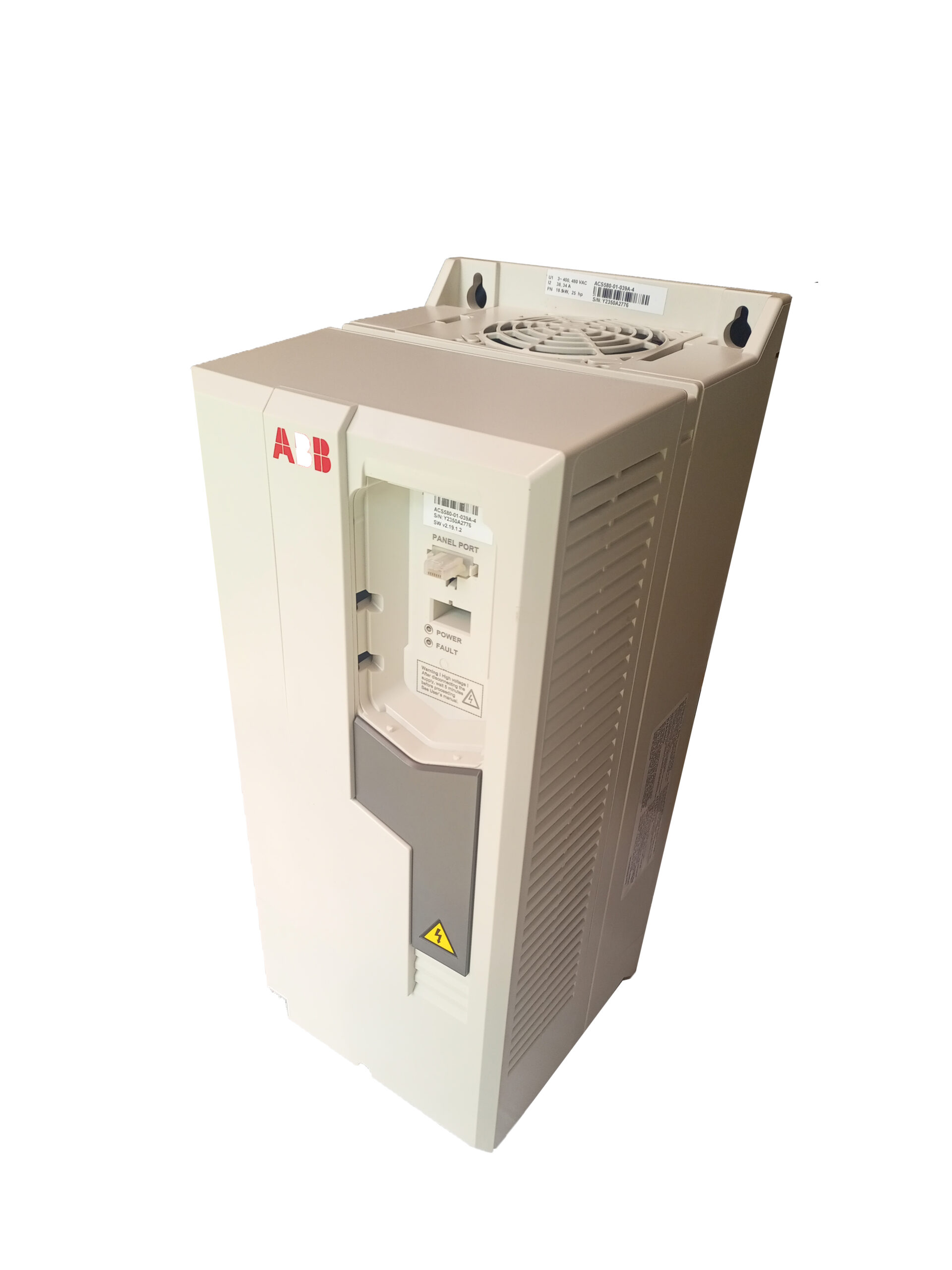 ACS580-01-039A-4J400,  LV AC general purpose wall-mounted drive, IEC: Pn 18.5 kW, 38 A, 400 V (ACS580-01-039A-4)