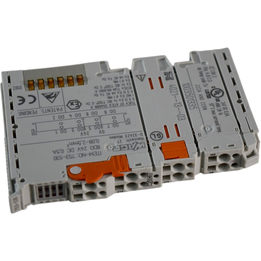 753-530, WAGO, Modulo, Salida digital, 8 canales; 24 V DC; 0,5 A