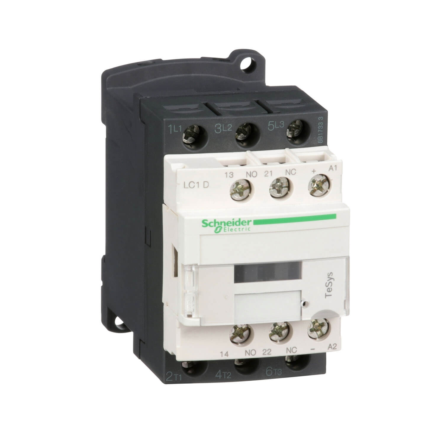 LC1D12BL, Telemecanique, TeSys D contactor - 3P(3 NO) - AC-3 - <= 440 V. 12 A - 24 V DC, bobina