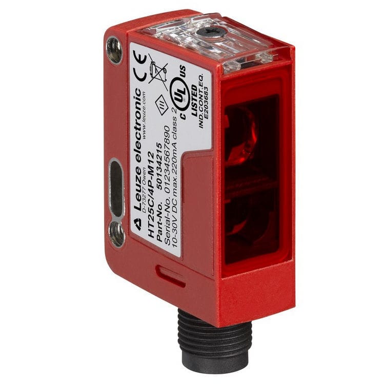 LS25C/XX-200-M12, LEUZE, Barrera, Transmisor de sensor fotoeléctrico de haz pasante.