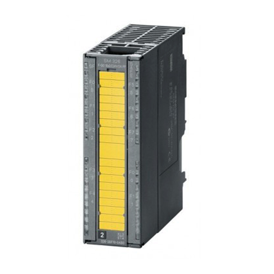 6ES7326-2BF10-0AB0 SIMATIC S7, digital output SM 326, F-DO10x 24 V DC/2A PP