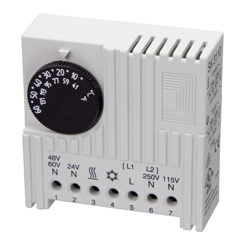 SK 3110.000, Rittal, termostato interior para tableros eléctricos, 220VAC