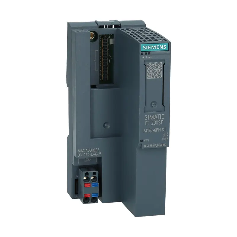 6ES7155-6AU00-0BN0, Siemens, SIMATIC ET 200SP, módulo de interfaz PROFINET IM 155-6PN estándar, máx. 32 módulos de E/S