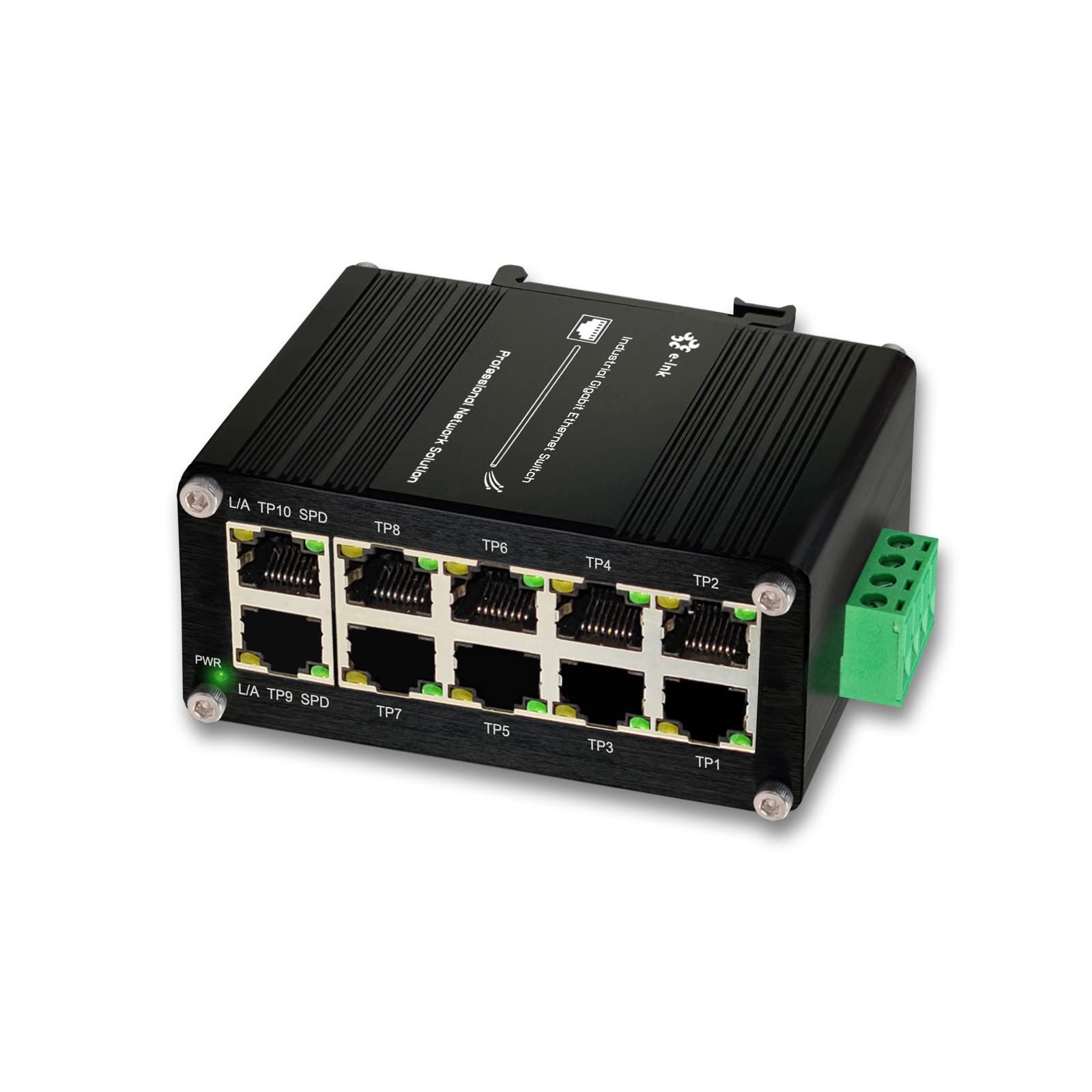 PFXSP5B10, Proface, Caja de alimentación modular, 2 puertos COM, 2 puertos ETH de 1 Gbps, USB A y mini-B, 2 ranuras SD, interfaz ampliable, sonido, entrada auxiliar, 12 V CC