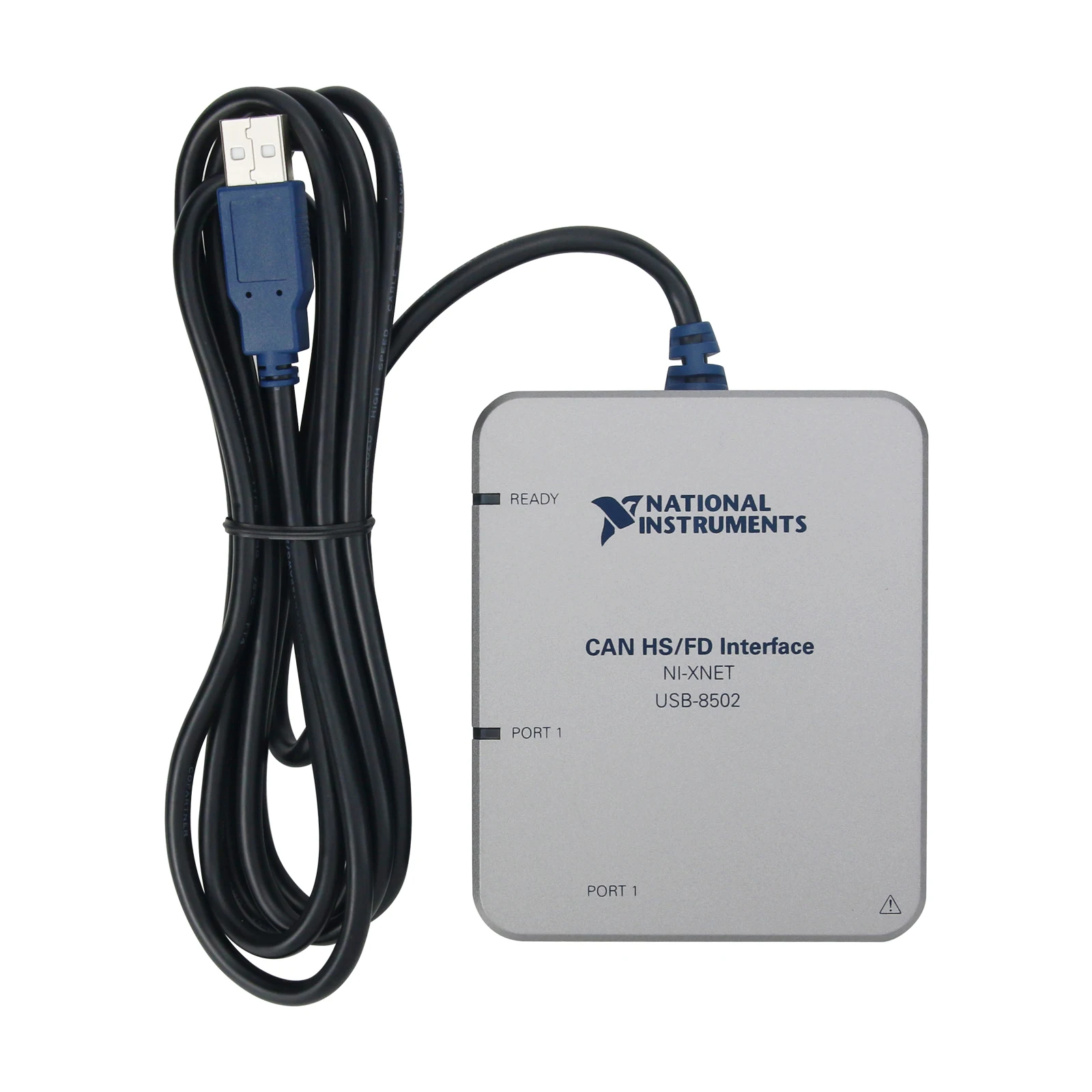 USB-8502, NATIONAL INSTRUMENTS, Dispositivo de interfaz, CAN, USB-8502, USB 2.0, 2 puertos, interfaz NI-XNET CAN HS/FD, sincronización