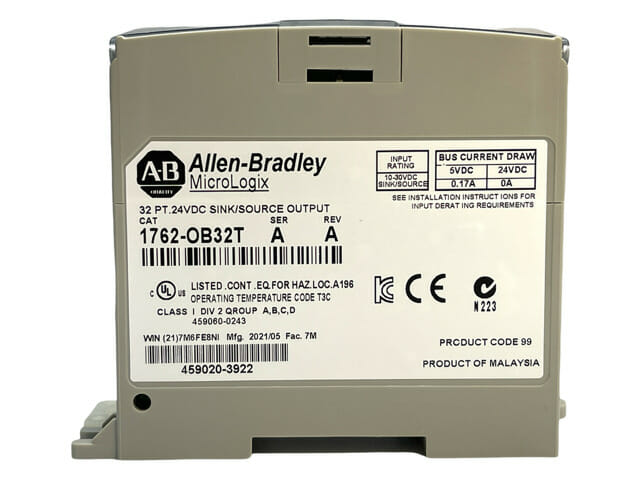 1762-OB32T, Allen Bradley, MicroLogix 1100 tipo Digital, 32 salidas tipo Triac, 24 Vdc