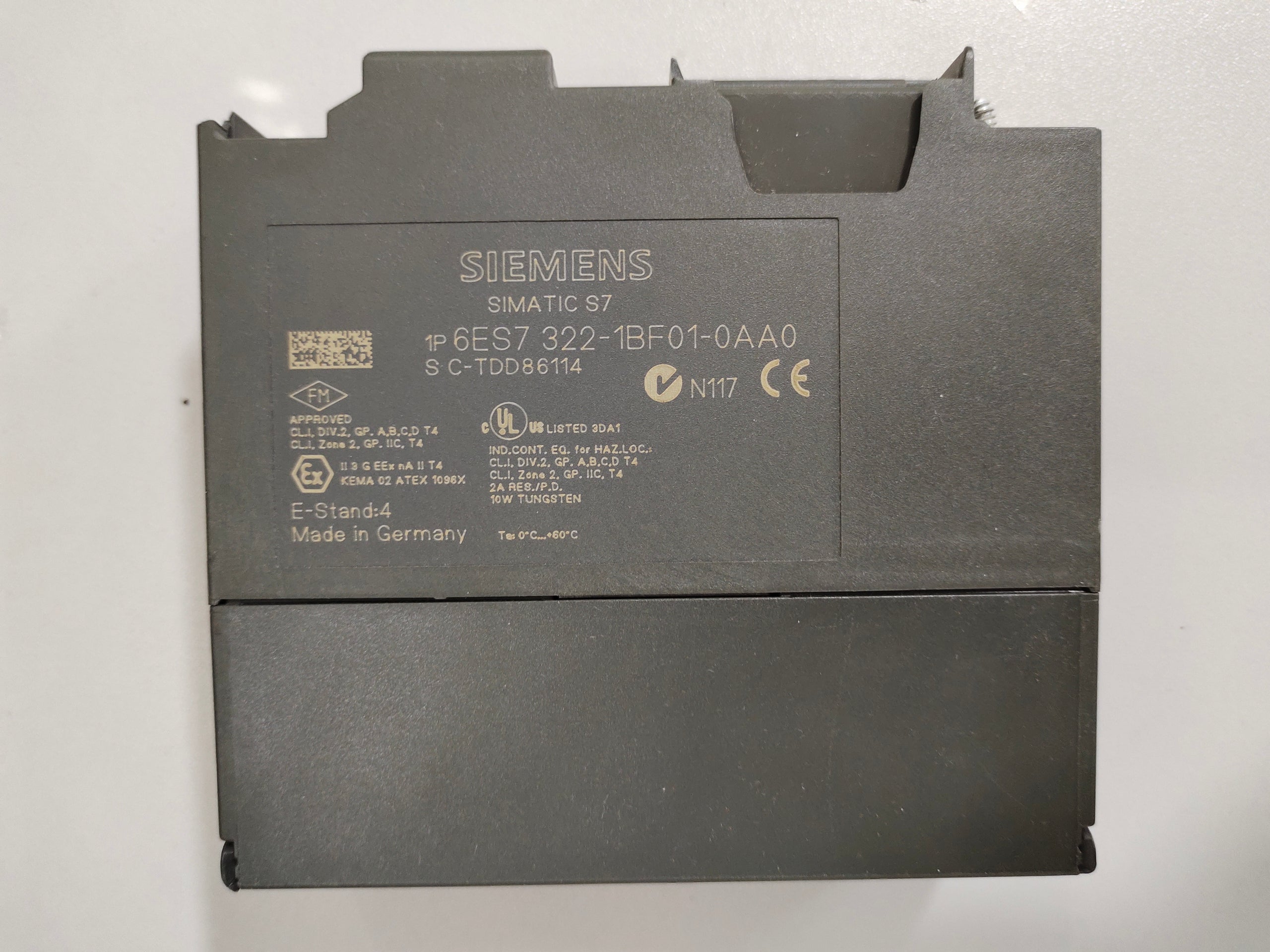 6ES7322-1BF01-0AA0, Siemens, Simatic, SIMATIC S7-300, Digital output, SM322, isolated, 8 DO, 24 V DC, 2A, 1x 20-pole