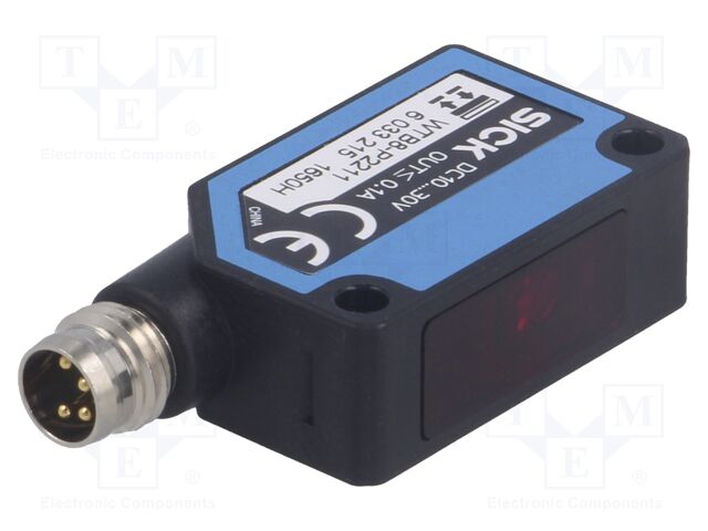 WTB8-P2211, SICK, Sensor, Fotoelectrico, Range,  5÷100mm; PNP,  DARK-ON,LIGHT-ON
