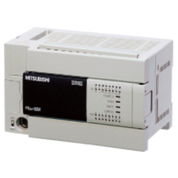 FX3U-80MT/ES-A, Mitsubishi, PLC, FX3U Base Unit AC 100-240 V, 40 inputs DC 24 V, 40 transistor outputs