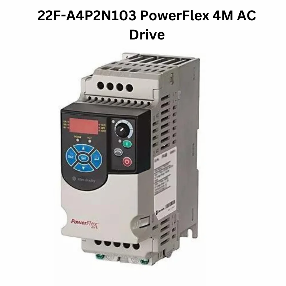 22F-A4P2N103, Allen Bradley, Powerlex 4M, AC Drive,0.75 kW (1 HP),240V AC Input,1 PH,50 60 Hz,4.2 A Output,IP20,UL NEMA