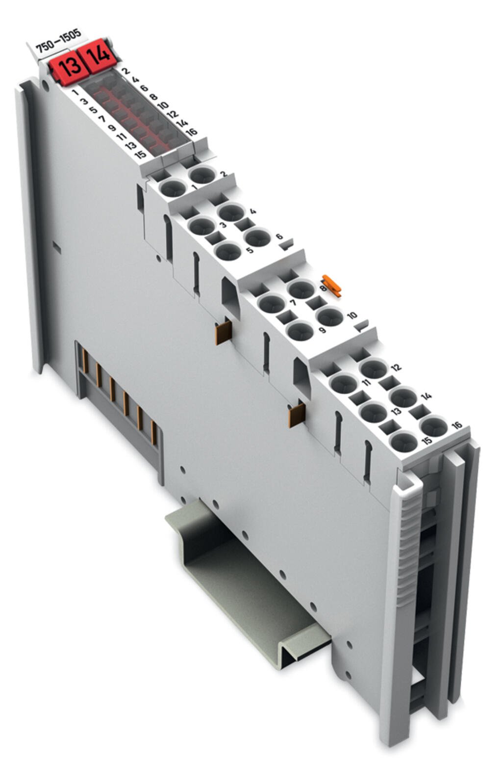 750-1505, WAGO, 16-Canales Salida digital, 24 VDC, 0.5 A, Low-side switching.