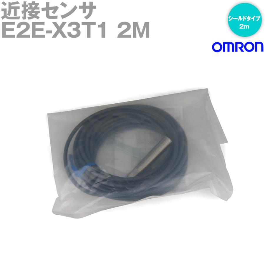 E2E-X3T1 2M, Omron Sensor, Blindado, tipo cilindro (con tornillo) M12, modelos de 2 cables CA/CC, distancia de detección 3 mm ±10 %, NA,