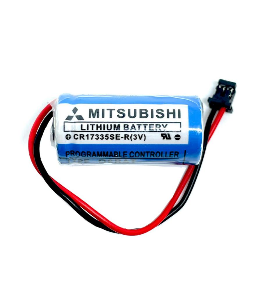 Q6BAT, CR17335SE, Mitsubishi, PLC series Q, Bateria de Litio, 3V, 1600mAH, con Conector Plug