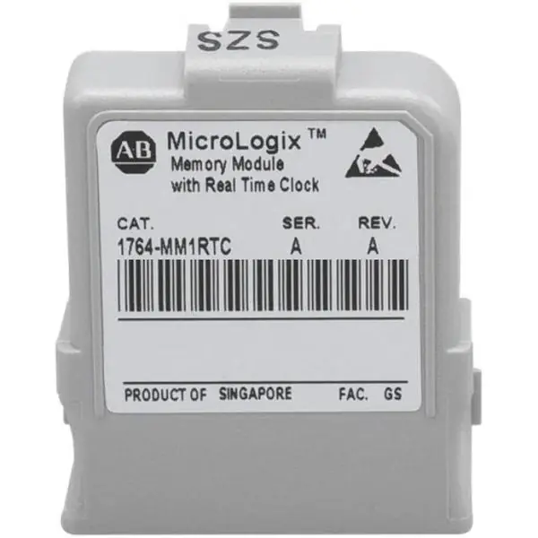 1764-MM1RTC, Allen Bradley, Módulo de memoria MicroLogix 1500 de 8 Kbytes con RTC