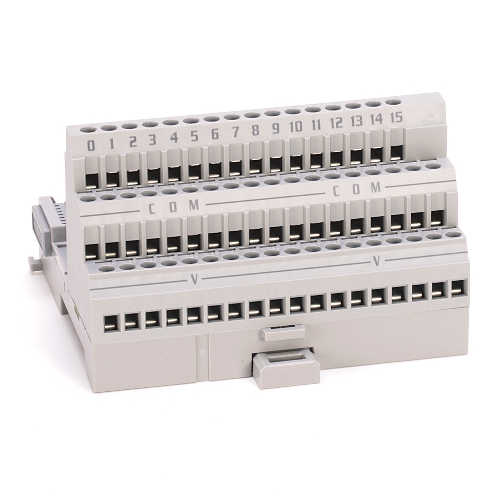 1794-TB3, Flex I/O Unidad base de terminal Flex I/O. Esta es una unidad base de terminal de abrazadera de tornillo de 3 hilos con dos (2) filas de terminales compuestas de uno