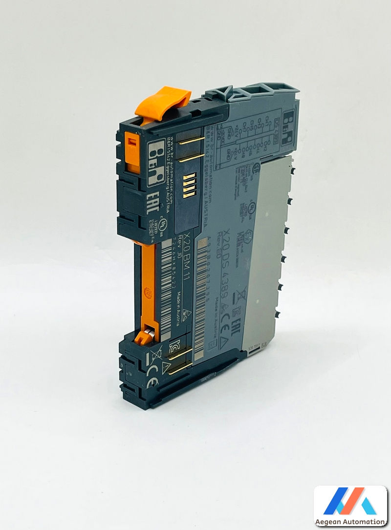 X20DS4389, B&R, 4 digital channels, configurable as inputs or outputs; 4 edge detection units with timestamp function