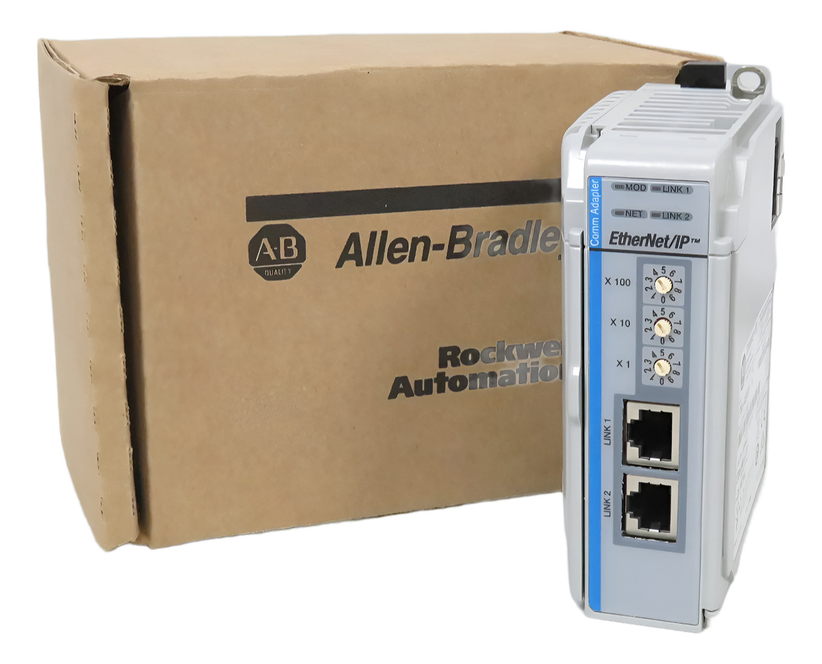 1769-AENTR, Allen-Bradley, Adaptador compacto de E/S EtherNet/IP con dos puertos Ethernet, 96 I/O,24.0V DC,Dual Port