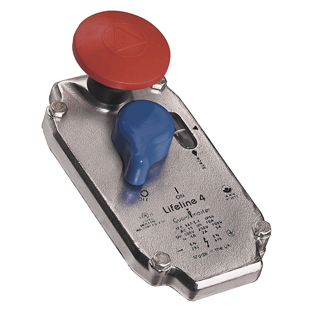 440E-L22BNSM, GUARDMASTER,  interruptor de accionamiento por cable de parada de emergencia con configuración de contactos 2NO/2NC