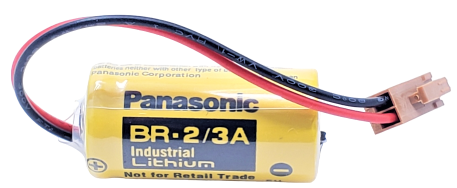 BR-2/3A, FANUC, 3V PLC Battery Replacement for PLC, A98L-0031-0006, 1600mAh