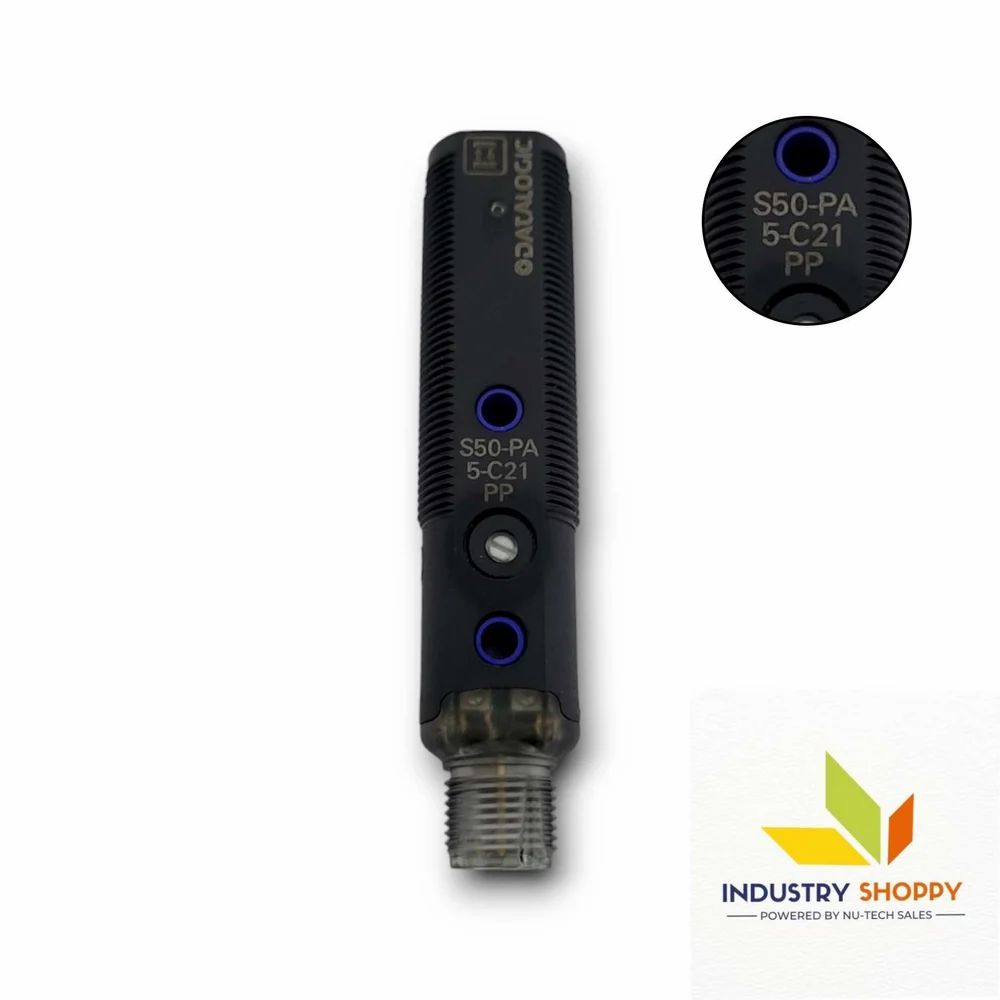 S50-PA-5-C21-PP, DataLogic, Sensor de proximidad, pnp sin, nc-M12 axial,  300< ... ≤ 1000 mm