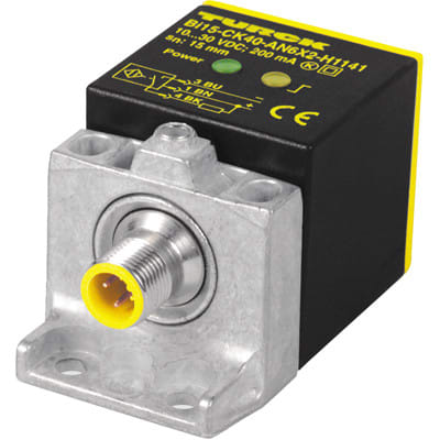 BI15-CK40-AP6X2-H1141, Turck, Sensor de proximidad, 15mm Range, 3 Wire, 10-30VDC, PNP, M12,