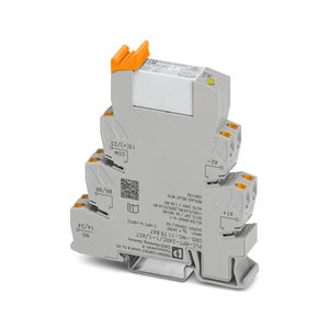 PLC-RPT- 24DC/ 1- 1/ACT, Phoenix Contact, Módulo de relé, Bloque de terminales básico, conexión Push-in y relé miniatura enchufable con contacto de potencia