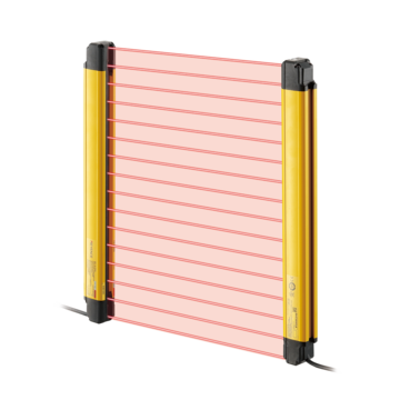 GL-R44H, Keyence, Set, Cortinas de luz de seguridad, Capacidad de detección, ø0.98" ø25 mm, Beam, 44, Longitud total. 34.65" , 880mm, No. de viga. 44. Altura de detección. 33,86"