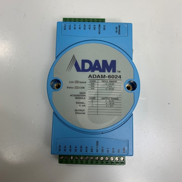 ADAM-6024, Módulo Modbus TCP de entrada/salida universal aislado de 12 canales