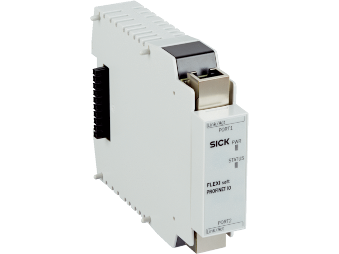 FX0-GPNT00010, SICK, Rele de seguridad, Bus de campo, red industrial. PROFINET, TCP/IP sockets. Interruptor Ethernet integrado