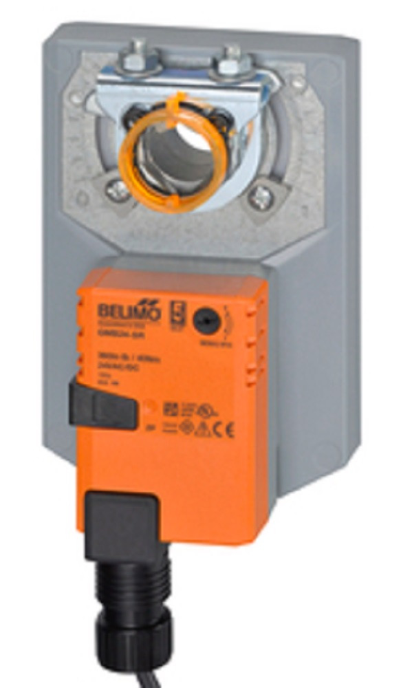 GMB24-3, Belimo, Servomotor para compuertas, 360 in-lb [40 Nm], Sin función de seguridad, AC/DC 24 V, On/Off (Encendido/Apagado)