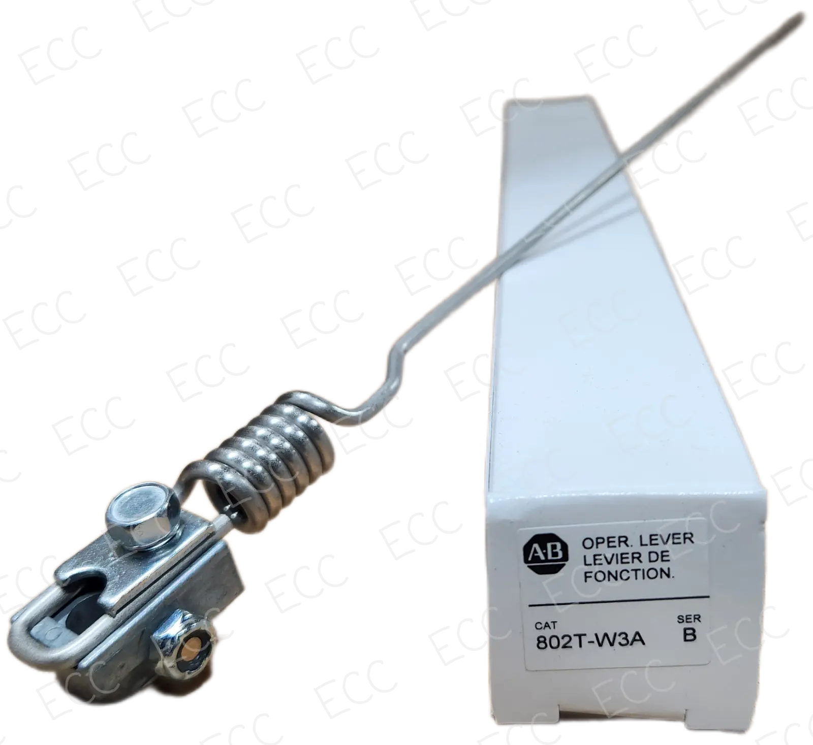 802T-W3A, Allen Bradley, Limit Switch Levers, Rod Lever, 11.5 in. Lever Length, Steel Roller, 0.13 in. Lever Diameter. Lifecycle status: