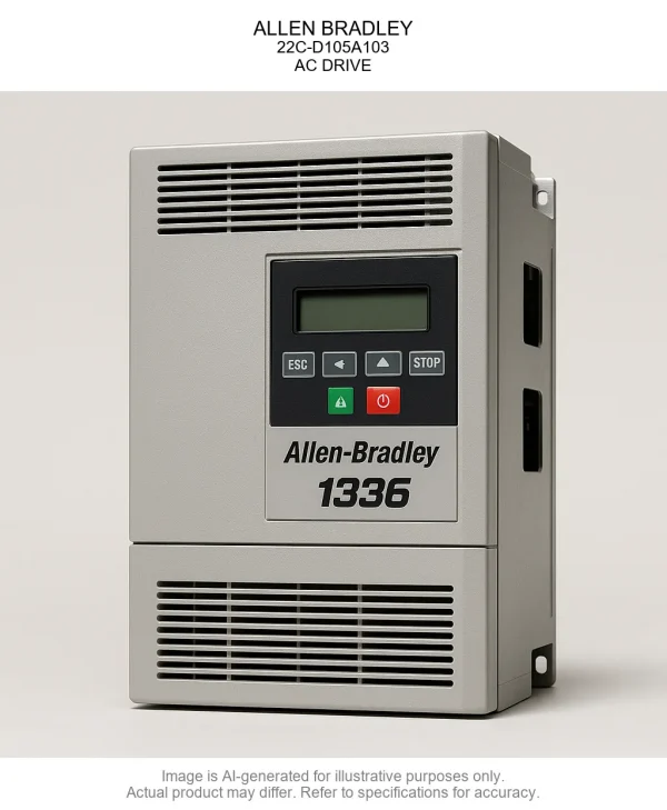 22C-D105A103, ALLEN BRADLEY, PowerFlex 400, Variador de CA, 55 kW (75 HP), entrada de CA de 480 V, 3 PH, 50-60 Hz, salida de 105 A, IP30, UL-NEMA