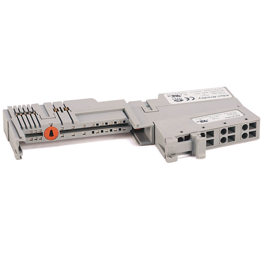 1734-TB, ALLEN-BRADLEY, TERMINAL BASE MODULE W-REMOVABLE,