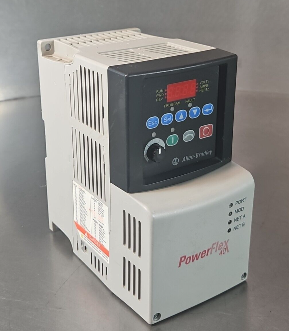 22A-D6P0N104, Allen Bradley, PowerFlex 4 2.2 kW 3 Hp AC Drive