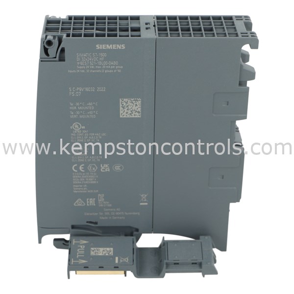6ES7521-1BL00-0AB0, Siemens, SIMATIC S7-1500, digital input module DI 32x24 V DC HF