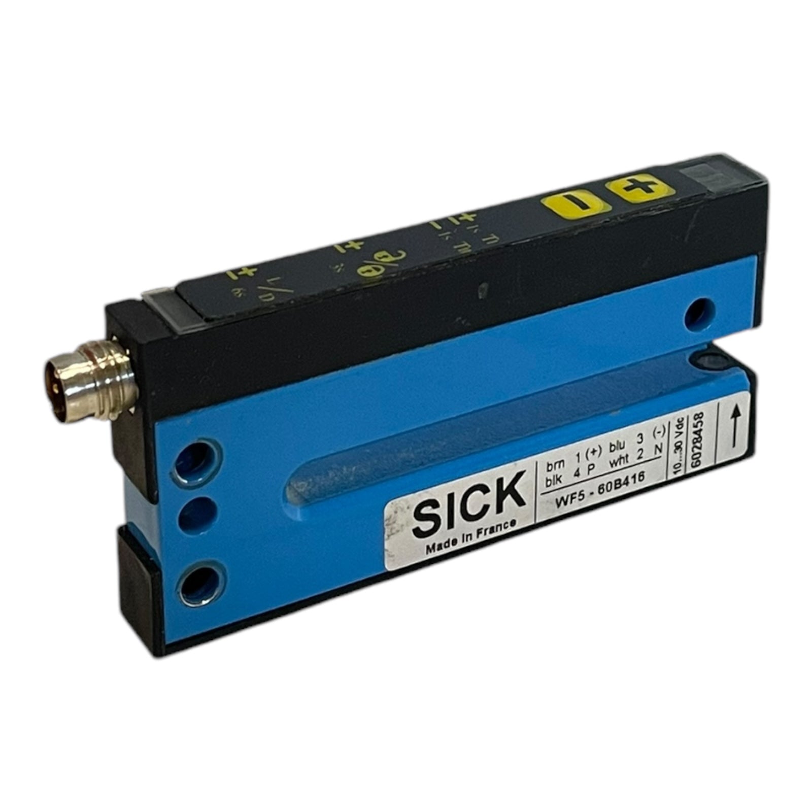 WF50-60B416, SICK, Fotocélula de horquilla SICK Óptico, alcance 50 mm, salida NPN, PNP, Conector macho M8, IP65.