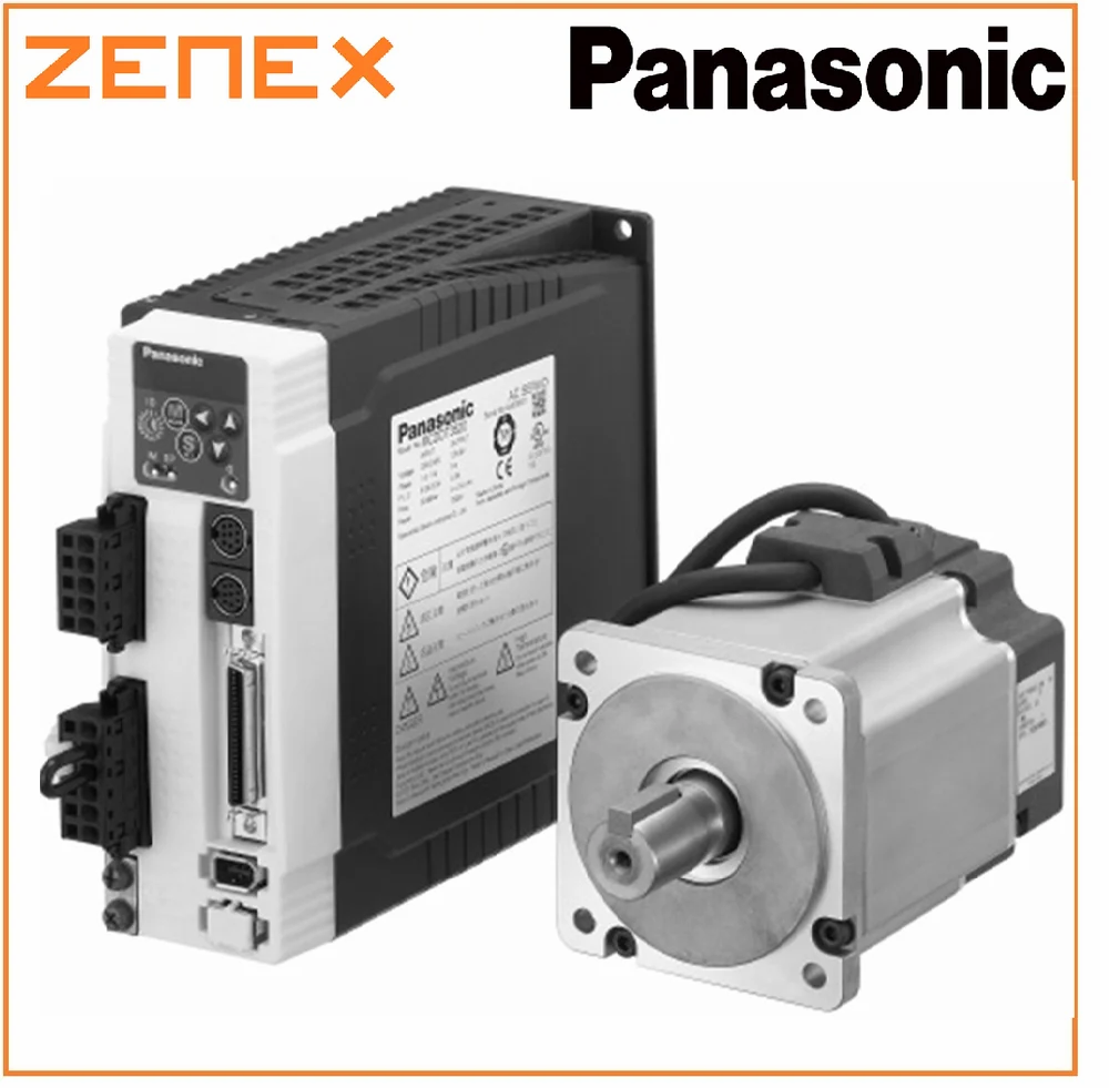 MHMF042L1V2, Panasonic, Servo Motor, Alta Inercia, 400W, Voltaje nominal. 200VCA ; RPM. 3000 RPM.