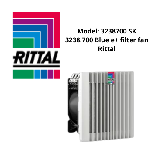 SK 3238.700, Rittal, Blue e+ filter fan, 63/72 m³/h, 230 V, 1~, 50 Hz/60 Hz