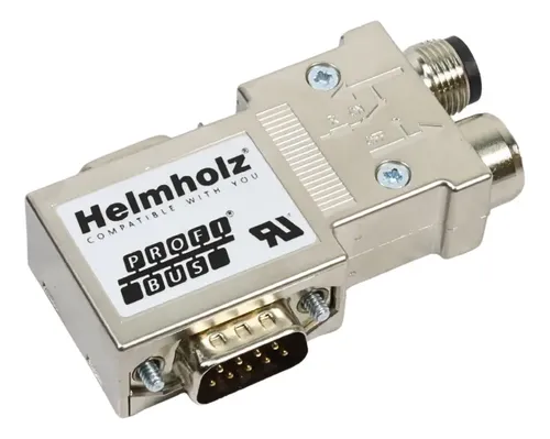 700-972-0BB12, Helmholz, Conector, PROFIBUS 90°, sin prog. conector de dispositivo, terminales de tornillo