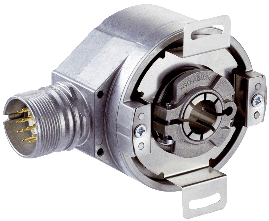 DFS60A-TJAA16384, SICK, Codificador incremental, eje hueco pasante, de 5/8", 16384 PPR, TTL RS-422 de 4,5-5,5 V, radial M23, IP65,