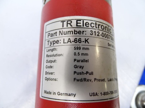 LA 66K 312-01711, TR ELECTRONICS,Encoder Lineal ,Magneto Striptive & Sensor, LA-66K 50 Profibus 3xPG9r