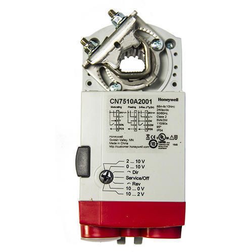 CN7510A2001, Honeywell,  Damper Actuator Wiring, Auto calibration, Feedback check, Valvulas de  Control