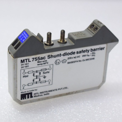 MTL-755AC, MTL, EATON, DIODO DE DERIVACIÓN DE BARRERA DE SEGURIDAD PARA TRANSMISORES RTD DE 3 HILOS DE 4-20 mA.