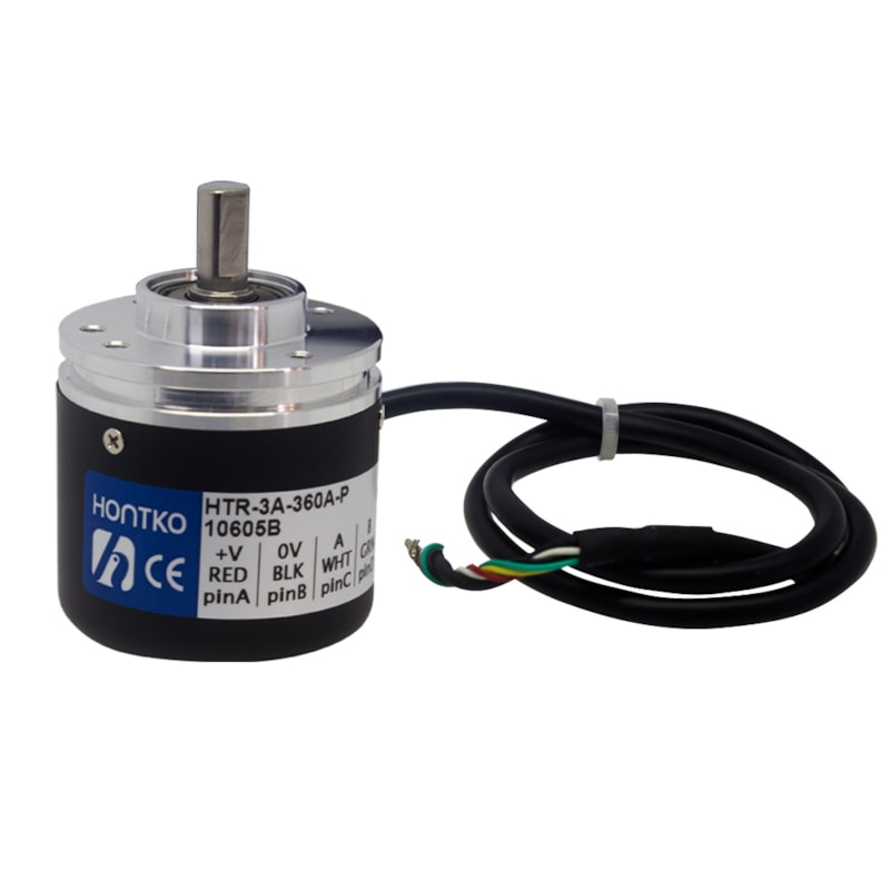 HTR-W-360-3-PP, HONTKO, Codificador rotativo, 360 PPR Fase de salida: fase ABZ, Push Pull Voltaje de suministro: DC 5 ~ 26 V
