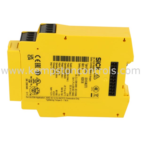 UE410-MU3T5, SICK, Rele de seguridad, 4 IN + 4 IN Control, 4 Out Seg. + 2 OUT Confirm., 24VDC, SIL3,