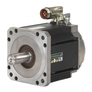 142U2C300BACAA165240, Control Techniques, Unimotor FM Servo Motor, 460VAC, 142mm Frame, 135.4 lb-in Cont. Stall Torque, 3000RPM Max Speed, 3000RPM MAX SPEED, CONNECTORIZED, INCREMENTAL ENCODER