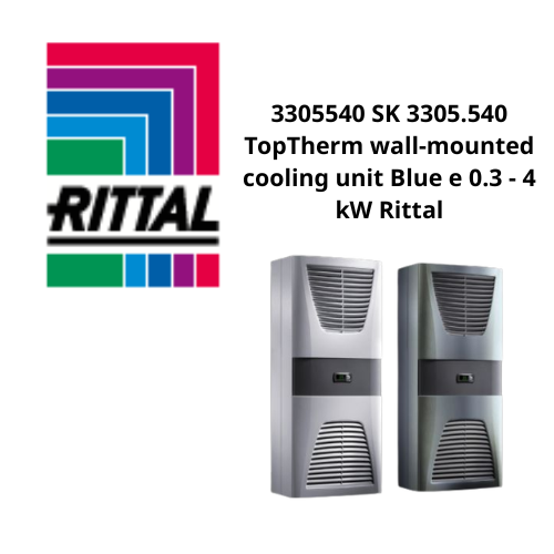 SK 3305.510, Rittal, refrigerador de pared, TopTherm azul e 0,3 - 4 kW